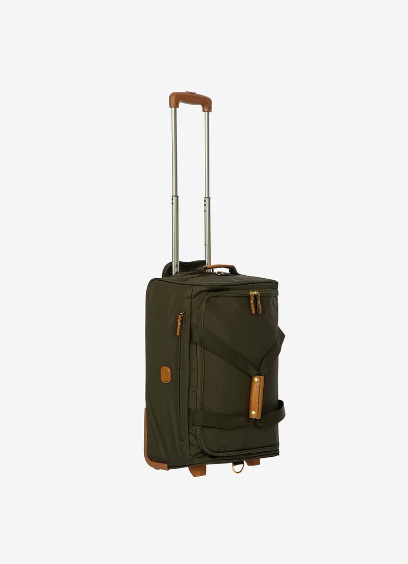 Bric's X-Bag Rolling Duffel Bag - 21 Inch Carry On Travel Bag for Men and Women - Luxury Weekender Luggage - Black - Image 2