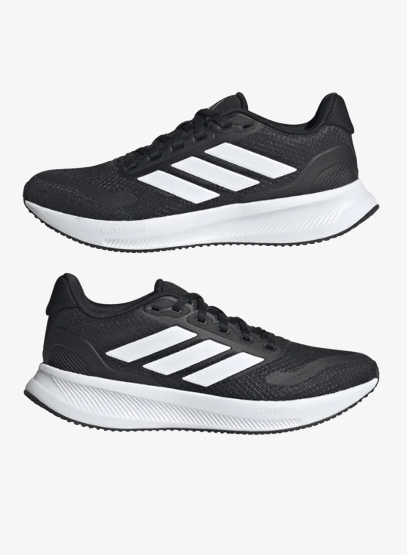 adidas حذاء ران فالكون 5 جي أسود للجري للأطفال 3