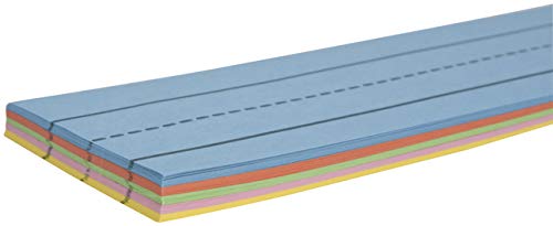 School Smart Ruled Rainbow Sentence Strips, Rainbow ,3 x 24 Inches (Pack of 100) - Image 4