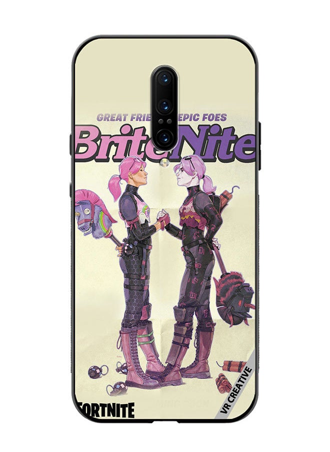 VR CREATIVE - Protective Case Cover For OnePlus 7 Pro Bright Bomber Design Multicolour - Image 1