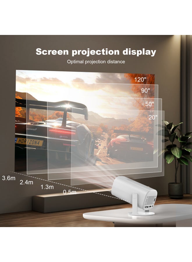 P30 Projector Android Portable Projector Wifi Bluetooth Outdoor High-definition Home Projector - Image 2