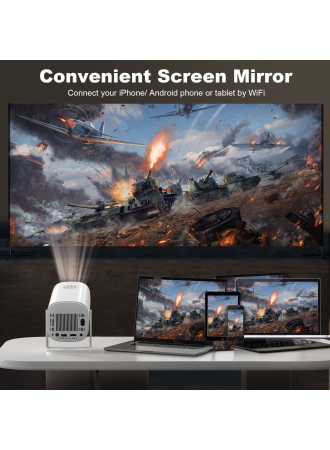P30 Projector Android Portable Projector Wifi Bluetooth Outdoor High-definition Home Projector - Image 3