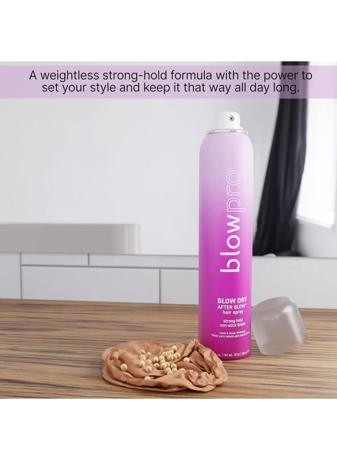 blowpro After Blow Strong Hold Finishing Spray 10oz, Adds Shine, Volume & Frizz Control without Buildup, Soy Protein Helps Strengthen Hair, 100% Keratin Treatment Complaint & Safe for All-Hair Types! - Image 4