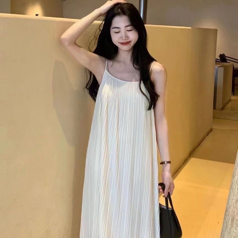 Chic French Sweet Plus-Size Summer Sundress Green  - Image 2