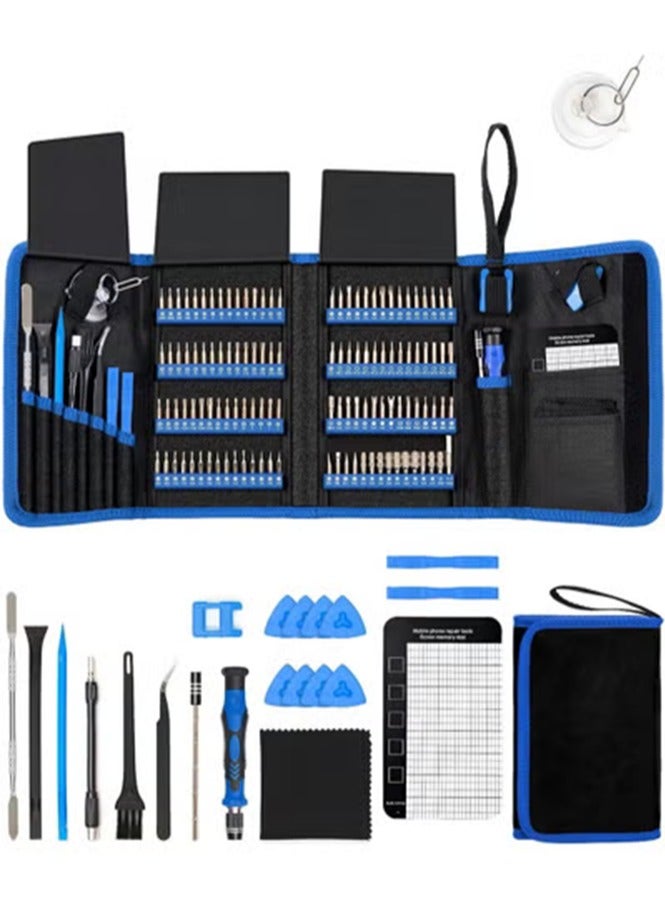 Screwdriver Sets 142 Piece Electronics Precision Screwdriver with 120 Magnetic Bits Magnetic Repair Tool Kit for Phone/Laptop/Watch - Image 1