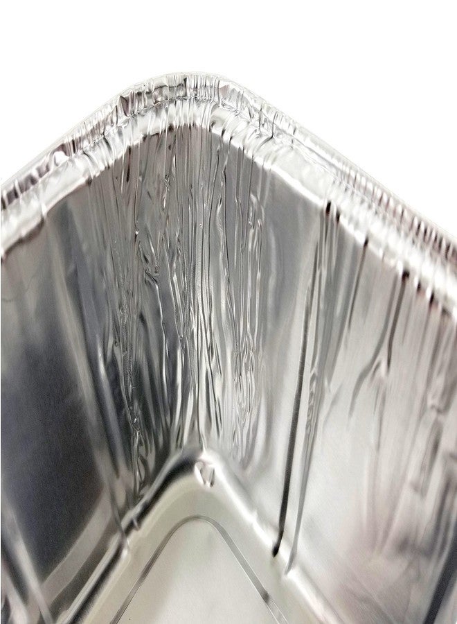 PACTOGO 1.5 lb. Disposable Aluminum Foil Loaf Bread Baking Pan 8" x 4.25" x 2.34" - Made in USA (Pack of 10) - Image 5