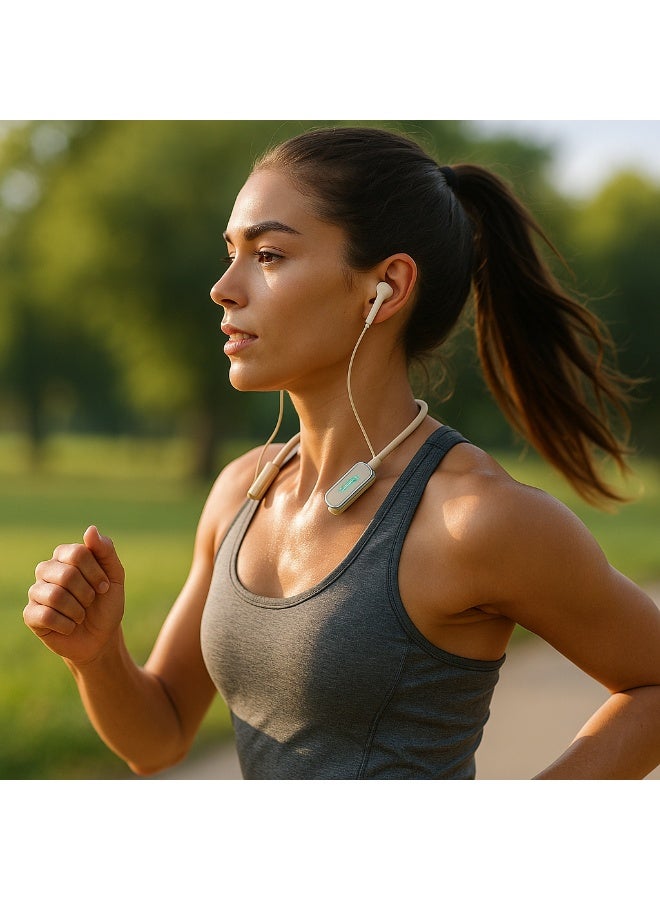 Buy KIN Wireless Bluetooth Neckband Earphones with LED Battery Display ...