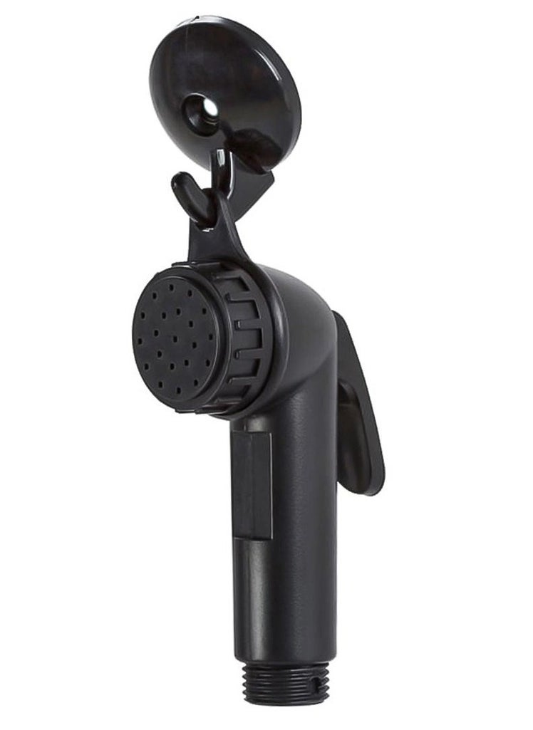 Wenko Mkats Bossini Shower Handle (10 cm, Black) 