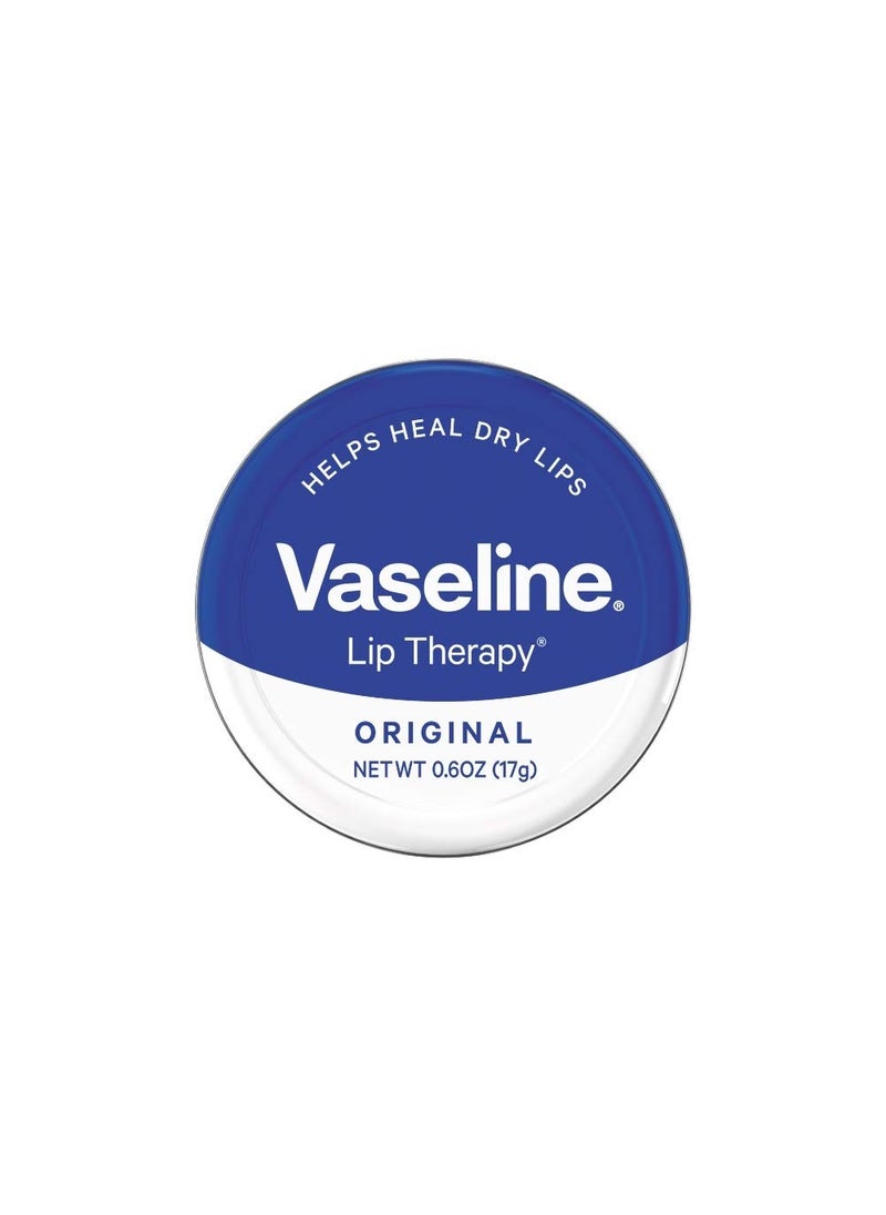 Vaseline - Vaseline Therapy Lip Balm Tin Original 06 Ounce Pack of 3 - Image 1