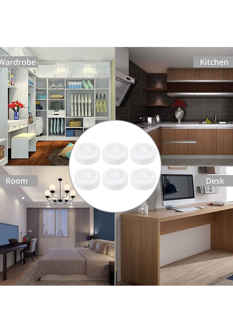 Y&D 4000K Dimmable Battery Powered Atmosphere Light with Remote Control for Kitchen Closet, Pack of 6  - Image 5