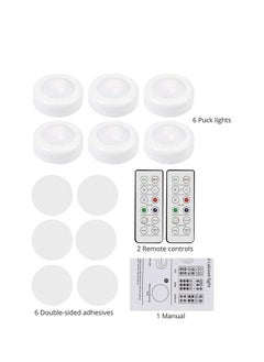 Y&D 4000K Dimmable Battery Powered Atmosphere Light with Remote Control for Kitchen Closet, Pack of 6  - Image 4