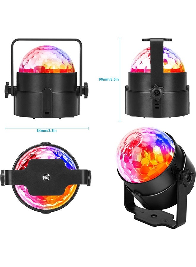 جي أس LED ديكور ديسكو الكرة السحرية ضوء الحزب مع متعددة الألوان عن بعد، لحفلات الرقص غرفة المنزل عيد الميلاد - Image 2