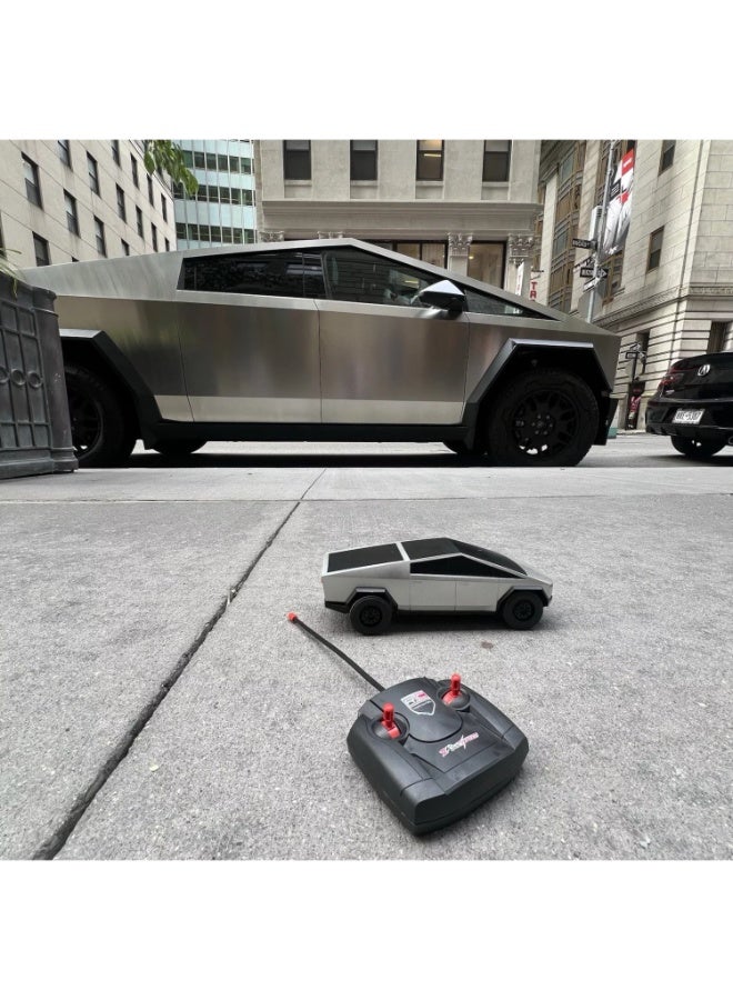 Tesla Cybertruck RC Truck 2.4GHz Remote Control Car – Fast Electric RC Vehicle with LED Headlights & Taillights, Rechargeable Battery, Off-Road Durable Design – Indoor & Outdoor Toy for Kids & Adults - Image 2
