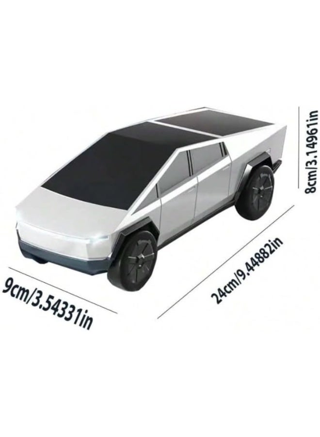 Tesla Cybertruck RC Truck 2.4GHz Remote Control Car – Fast Electric RC Vehicle with LED Headlights & Taillights, Rechargeable Battery, Off-Road Durable Design – Indoor & Outdoor Toy for Kids & Adults - Image 3