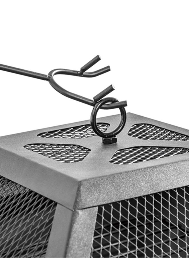 DPT Wood stove for heating Outdoor wood burning stove Black Size 112*61*59 Cm - Image 5