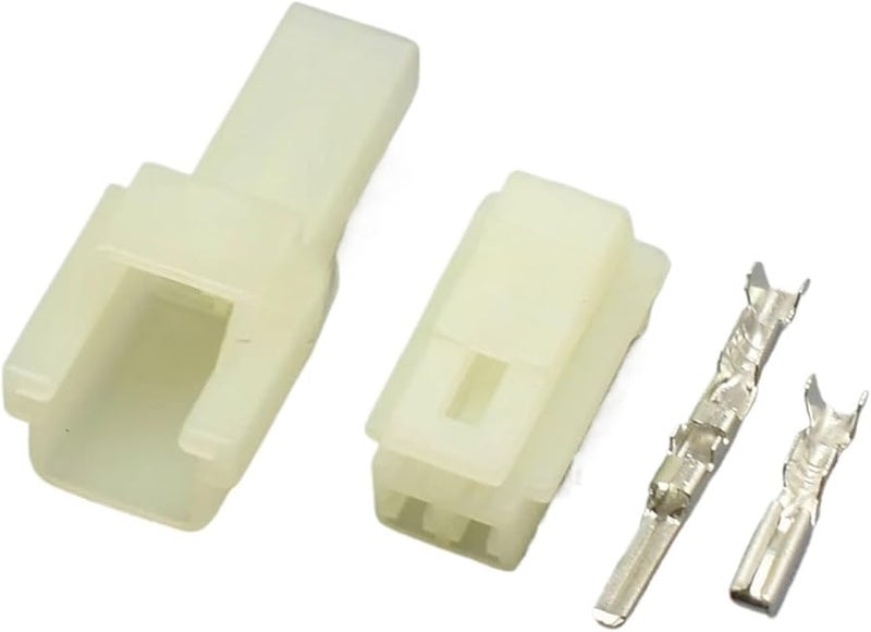 AICNRUT 5 Set 2 Pin 090 Series Electrical Connector Kit Male Female Blue 6090 1031 1001 - Image 5