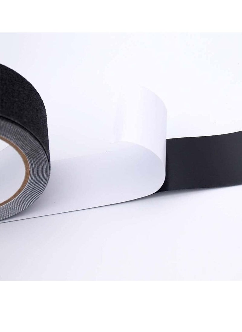 PAMEER 48mm x 20ft, Grip Tape, Waterproof Anti-Slip Tape, Non-Skid Roll for Staircases, Traction Tread, Outdoor Indoor Safety, Adhesive Non-Slip Strips, Stair Steps, Ramp, Black,  Walk Grips Anti-Skid Tape.  - Image 3