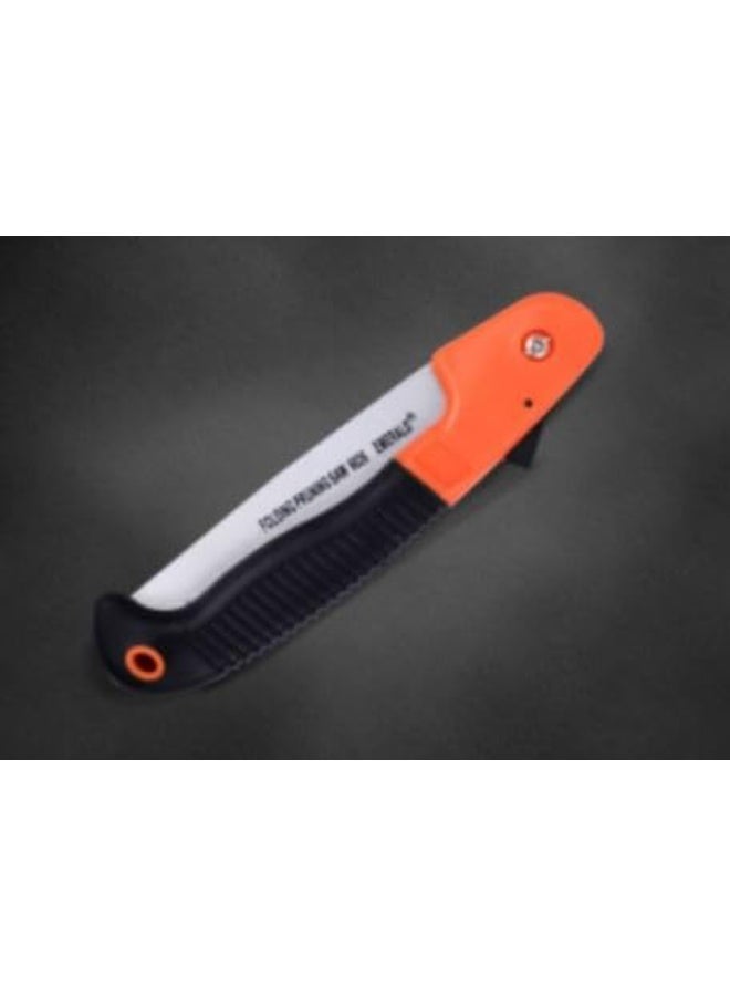 Emerald Folding Pruning Saw, Hand Held Design Jab Saw for T Gardening Camping Hiking PVC Bone Cutting Wood, Portable Survival Foldable Saw with Rugged Blade(7") Ergonomic Non-Slip Handle Security Lock - Image 5