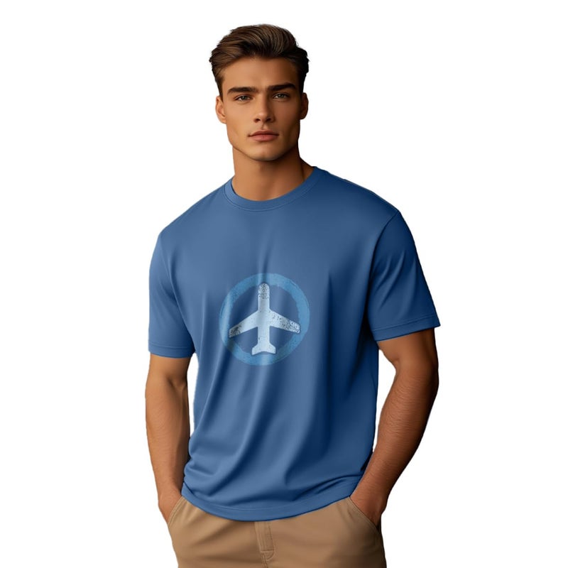 NOBERO Men's Marine Cotton Regular Fit T-Shirt - Image 1