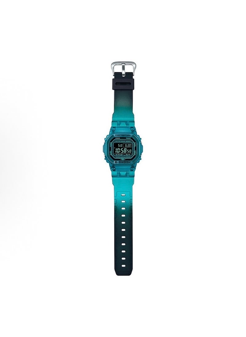CASIO - octagonal sports waterproof and shockproof watch GA-5600 bule black - Image 1