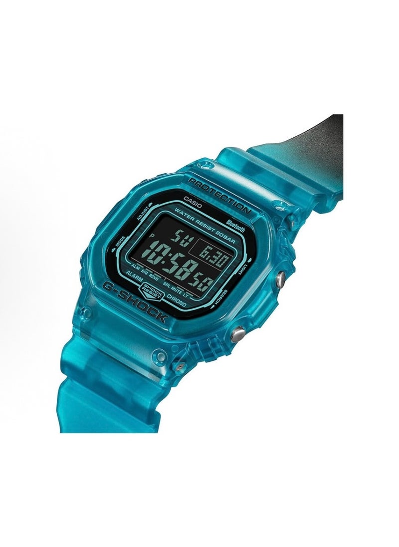 CASIO - octagonal sports waterproof and shockproof watch GA-5600 bule black - Image 1