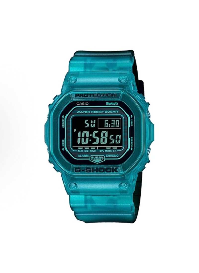 CASIO - octagonal sports waterproof and shockproof watch GA-5600 bule black - Image 1