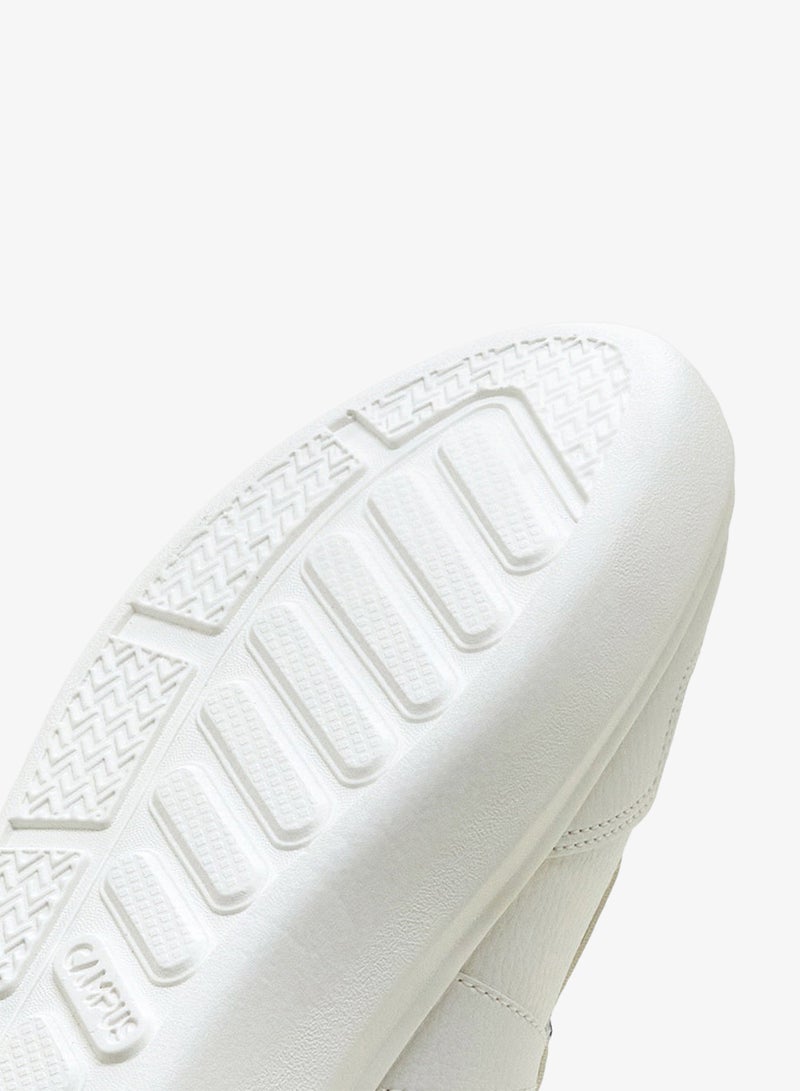 كامبس أحذية رياضية نسائية بيضاء قصيرة بتصميم أنيق متعدد الألوان مع تفاصيل زرقاء - Image 5