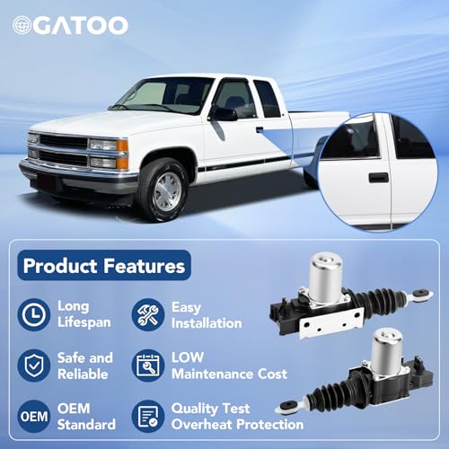 OGATOO Power Door Lock Actuator Fit for Chevy Tahoe Blazer Suburban K1500 K2500 C1500 C2500 Astro S10 Cadillac Escalade GMC Yukon Jimmy Buick 1985-2005 - Image 5