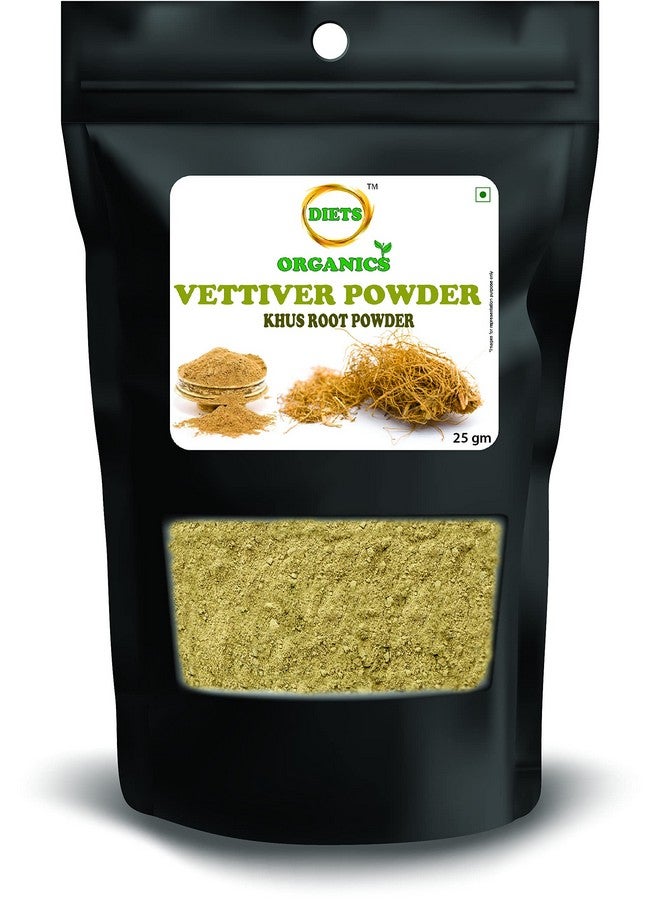 DIETS ORGANICS Vetiver Roots Powder-25 Gms (3) - Image 1