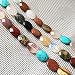 LE SKY Natural Stone Beads Oval Faceted Beading agates Crystal Scattered Stone Beads 12X16mm 79 inch 2 Strands for Jewelry Making DIY Necklace Bracelet Accessories - Image 2