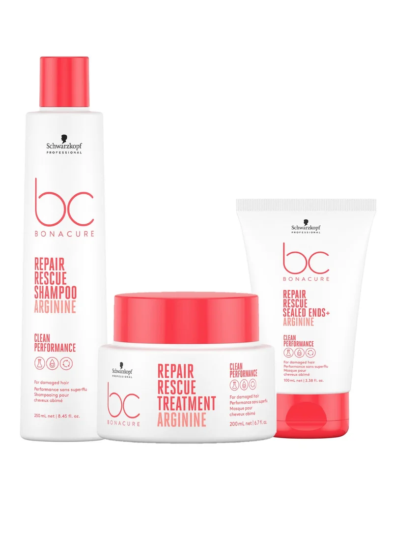 شوارزكوف شامبو وسيروم وعلاج Bonacure Repair Rescue للشعر التالف