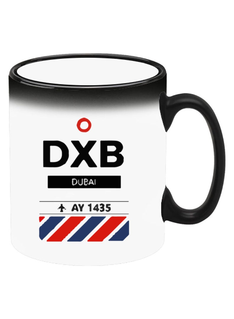 Theodor Color Changing Heat Sensitive Ceramic Mug, Image Revealed When HOT Liquid is Added! DXB Airport - Image 2