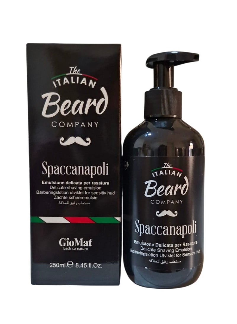 GioMat Italian Beard Delicate Shaving Soap for Hair Beard 250ml - SPACCANAPOLI - Image 1