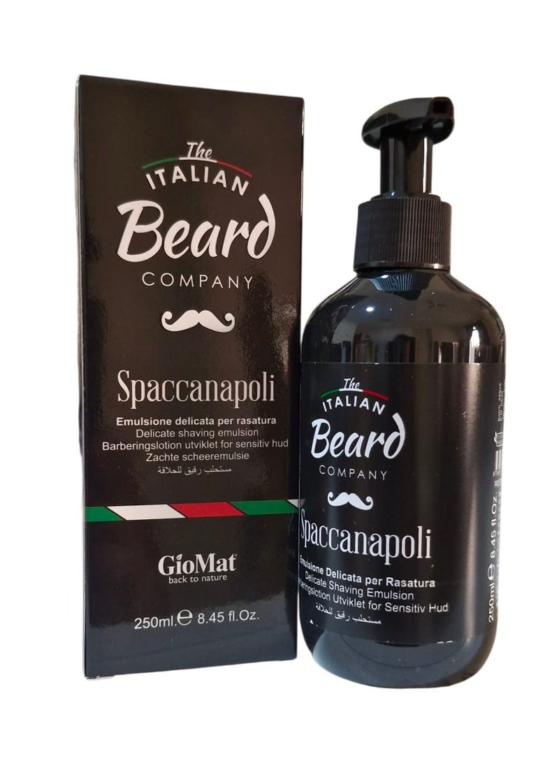 GioMat Italian Beard Delicate Shaving Soap for Hair Beard 250ml - SPACCANAPOLI - Image 2