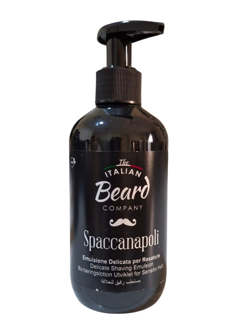 GioMat Italian Beard Delicate Shaving Soap for Hair Beard 250ml - SPACCANAPOLI - Image 3