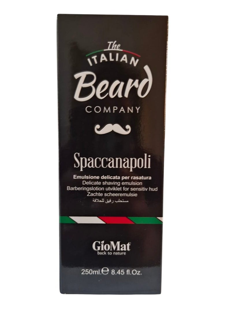 GioMat Italian Beard Delicate Shaving Soap for Hair Beard 250ml - SPACCANAPOLI - Image 4
