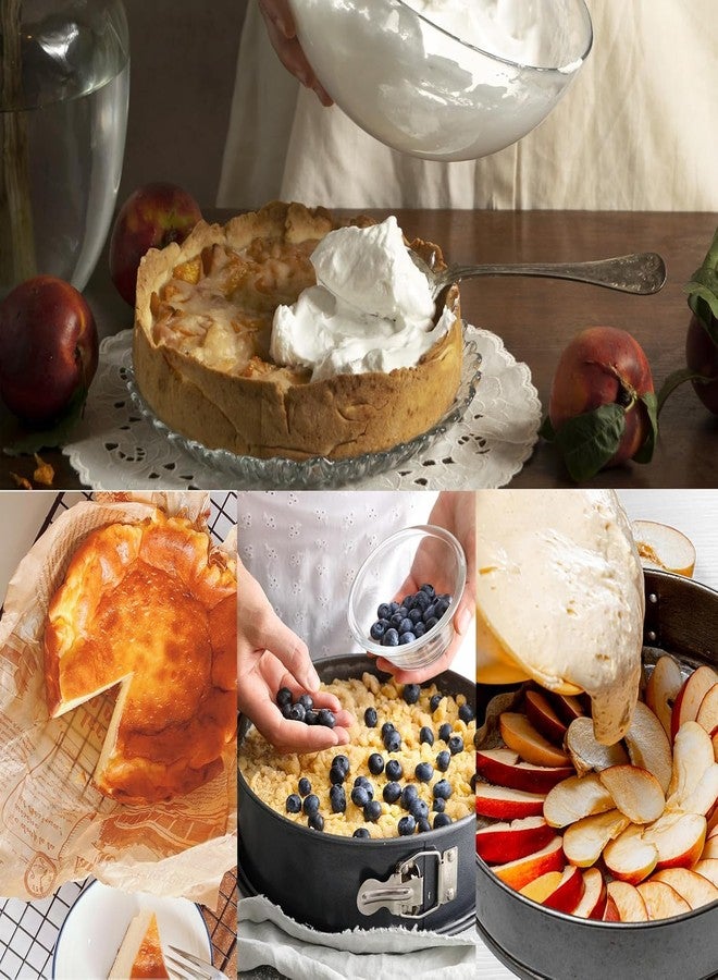 PureBake صينية كيك دائرية غير لاصقة من بيور بيك، مقاس 4 بوصات - مطلية بالتفلون، صينية خبز صغيرة من الفولاذ الكربوني لتشيز كيك، والفطائر، والكيش، والحلويات الصغيرة - آمنة للاستخدام في الفرن والميكروويف - قطعة واحدة، لون أسود - Image 3