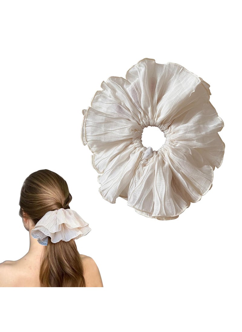 AEGYPIUS AEGYPIUS Large Scrunchies for Women 9 In White Scrunchie Big Scrunchies for Women White Scrunchies Extra Large Scrunchies for Women Jumbo Scrunchies Big Scrunchie Large Hair Scrunchies Big Scrunchie 