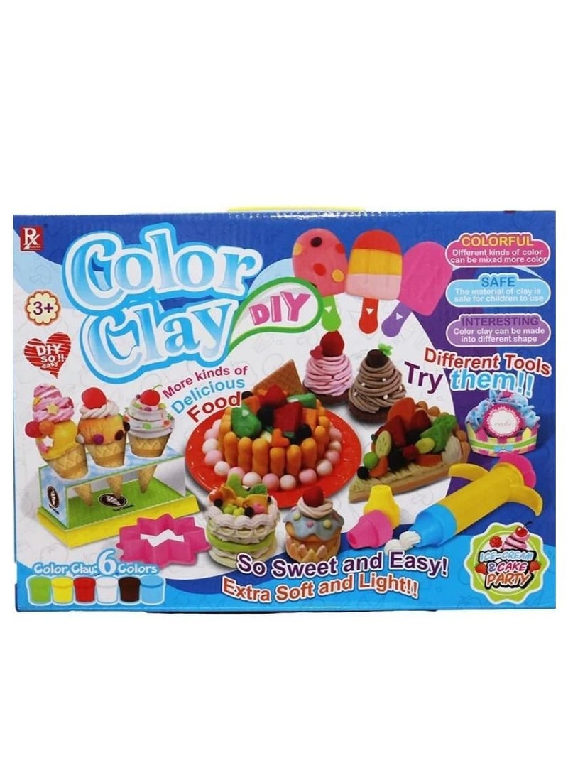 Color Clay Ice Cream Party - Image 1