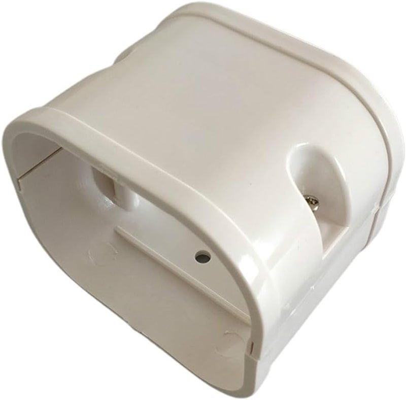 Split Central AC Line Cover PVC Conduit with Coupling Weather Resistant 30F to 150F - Image 1