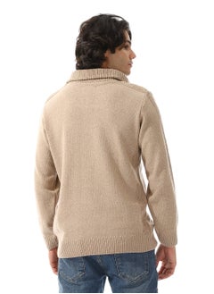Andora Upper Zipper Through Long Sleeves Pullover  - Image 3