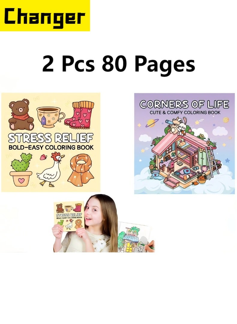 Changer 80 Pages Children's Doodle Book, for Coloring and Drawing, Wall Stickable, Thick Paper for Art Fill-In, Perfect for School, Students, Stationery, and Learning Supplies - Image 1
