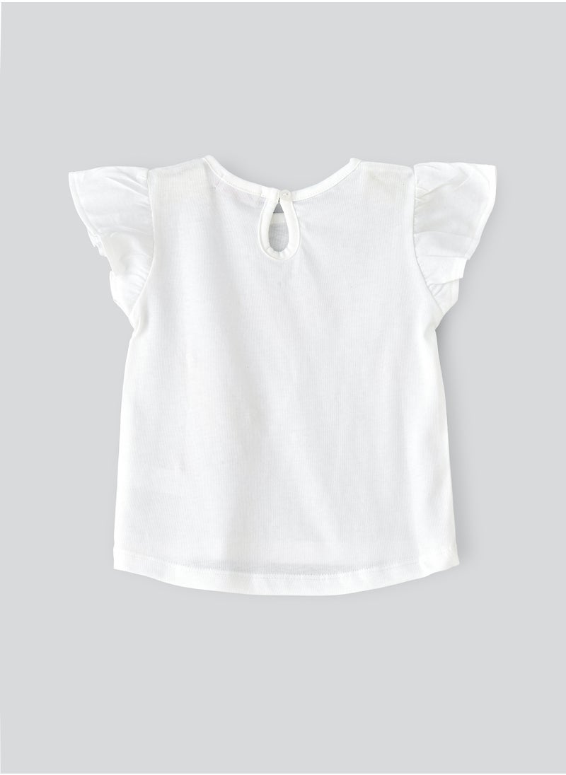 Jelliene Sunshine Squad: Girls' Comfy Cotton Tees Playful Prints & Summer Fun  - Image 2