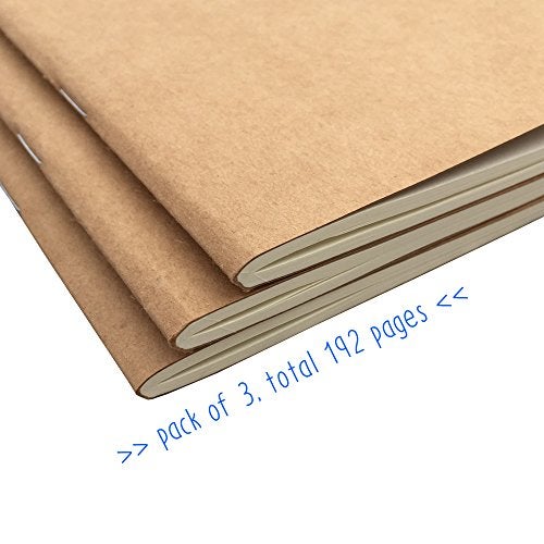 newestor Dotted Notebook Journal, Pocket 3.5 x 5.5 Memo Book - Thick Dot Grid Paper - Total 96 Sheets / 192 Pages - Image 4
