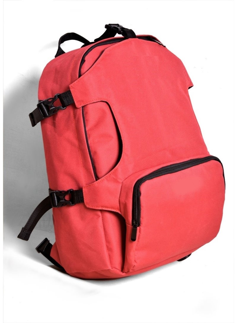 شنطة ظهر رياضية لحمل سكيت باتيناج – لحمل الأغراض المختلفة بجيوب واسعه وكبيرة . ومكان مخصص لحمل زوج من الاسكيت - Image 2