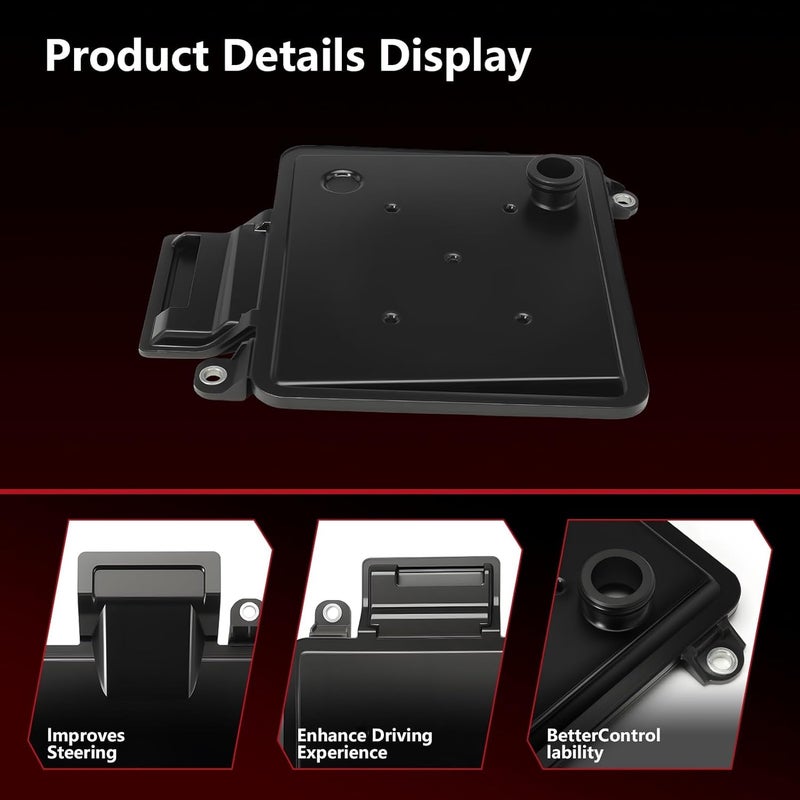 Taesayl 68417054AB Transmission Filter Oil Pan with Gasket for Wrangler 2018-2023, Gladiator 2020-2023 - Image 4