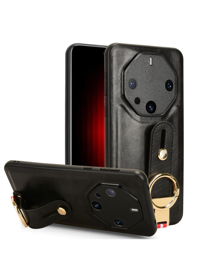 S-TOP Case For Huawei Mate 60 RS Ultimate Wristband Leather Back Phone Case - Image 1