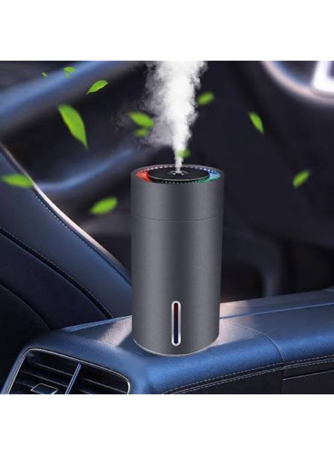 Car Diffuser Humidifier With Colorful LED Light, 260ml USB Mini Humidifier For Car, Office And Bedroom, Essential Oil Diffuser With Auto Shut Off, Quiet Ultrasonic Mist Technology And Dual Spray Modes - Image 3