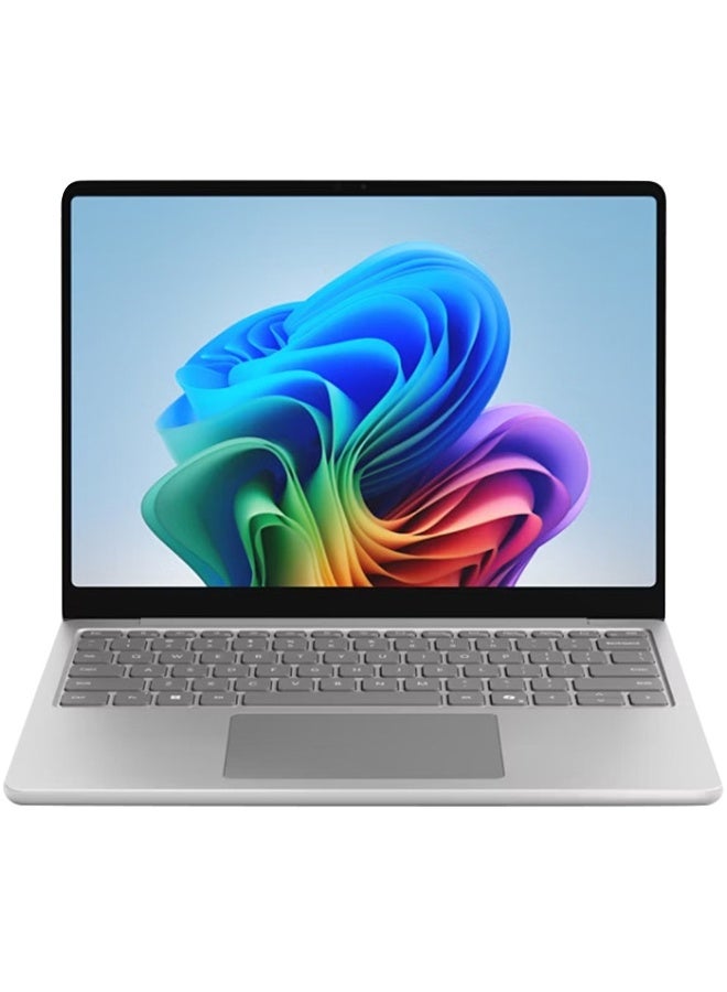 Microsoft Surface Laptop Copilot+PC Laptop With 13 Inch Full HD(1920X1080) Display, Qualcomm Snapdragon X Plus Processor/16GB RAM DDR5/256GB SSD/Qualcomm Adreno Graphics/Windows 11 Home/ English/Arabic Platinum - Image 1