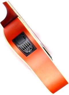 Megarya MegArya Cutaway Electro Acoustic Guitar with 4 Band EQ Red Sun Burst  - Image 2